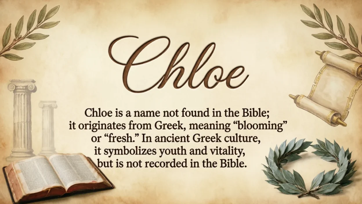 Chloe Name Meaning Bible