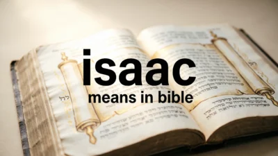 isaac means in bible
