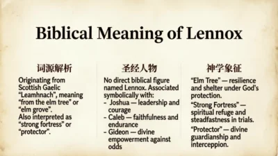biblical meaning of lennox