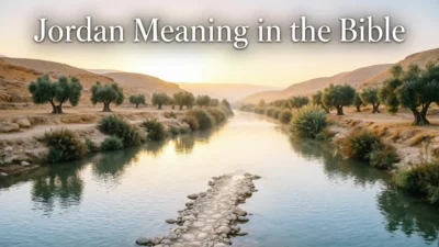 Jordan Meaning in the Bible