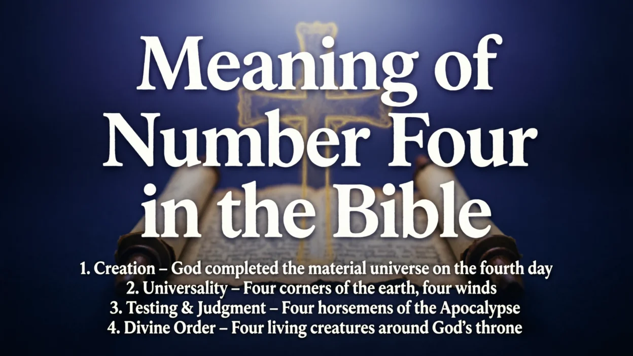 Biblical Meaning of Number Four