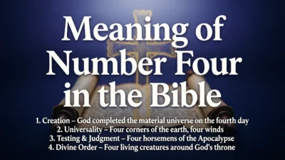 Biblical Meaning of Number Four
