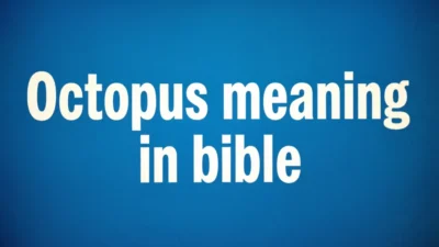 Biblical Meaning of the Octopus