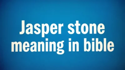 Biblical Meaning of Jasper Stone