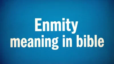 Biblical Meaning of Enmity